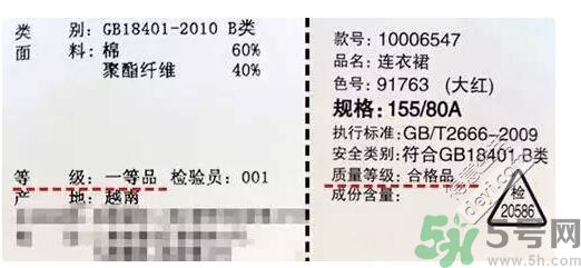衣服一等品是什么意思？衣服一等品和合格品哪個好？