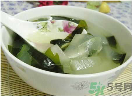 冬瓜和海帶一起吃能降火嗎？冬瓜能和海帶一起吃嗎？