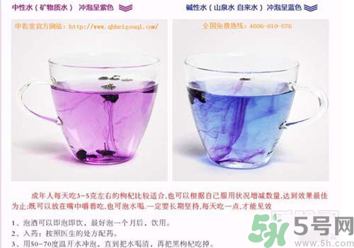 黑枸杞泡水是什么顏色？黑枸杞泡水是紫色的嗎？