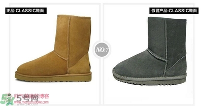 ugg是什么牌子？ugg雪地靴真假辨別圖對比