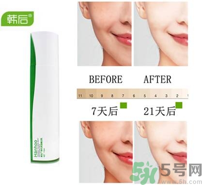 韓后茶蕊嫩白系列怎么樣？韓后茶蕊baby白好用嗎？