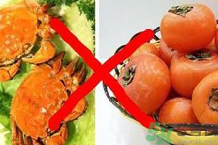 大閘蟹和柿子為什么不能一起吃？柿子和螃蟹隔多久可以吃？