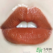 hm南瓜色口紅色號(hào) hm臟橘色唇膏試色圖