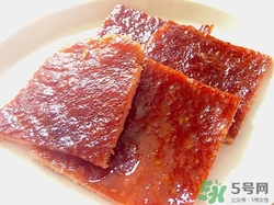 孕婦可以吃豬肉鋪嗎?豬肉脯的營養(yǎng)價(jià)值