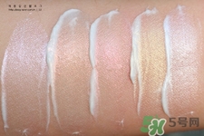 mac高光液試色 mac新晶亮潤(rùn)膚乳液試色
