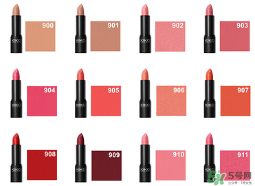 kiko9系列哪個(gè)顏色好看？kiko9系口紅試色