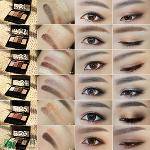 kate眼影哪個色號好？kate眼影br2和br3上妝