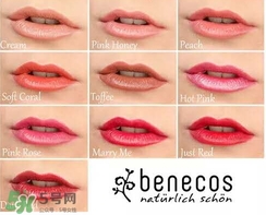 德國benecos口紅孕婦可以用嗎？benecos口紅試色