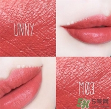 unny啞光唇膏筆色號 unny啞光旋轉口紅試色