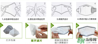 綠盾口罩的濾芯怎么裝？綠盾口罩濾片安裝圖示
