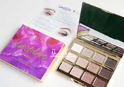 tarte眼影色號(hào)試色 tarte眼影盤試色圖