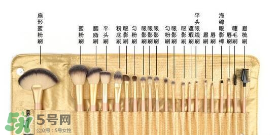 化妝刷有哪些？不同化妝刷怎么用？