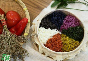 五色糯米飯用什么染？五色糯米飯怎么染？