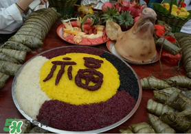 五色糯米飯用什么染？五色糯米飯怎么染？