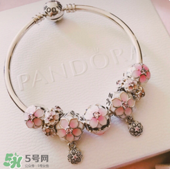 潘多拉桃花系列手鏈怎么看真假？pandora新品桃花手鏈真假辨別