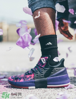 adidas dame3新配色多少錢？阿迪達(dá)斯利拉德三代花城玫瑰專柜價格