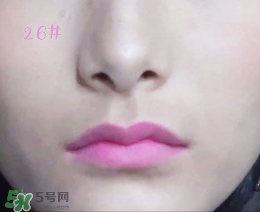 miss rose口紅怎么樣？miss rose口紅色號試色