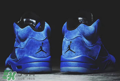 air jordan5麂皮皇家藍正品多少錢？喬丹5代藍麂皮專柜價格