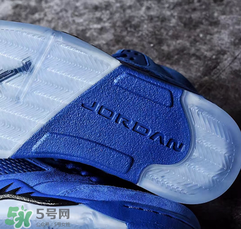 air jordan5麂皮皇家藍正品多少錢？喬丹5代藍麂皮專柜價格