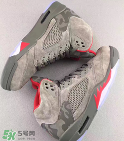 air jordan 5 camo配色正品多少錢？喬丹5代camo配色發(fā)售價(jià)格