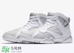 air jordan 7 pure platinum多少錢？AJ7白銀配色專柜價格