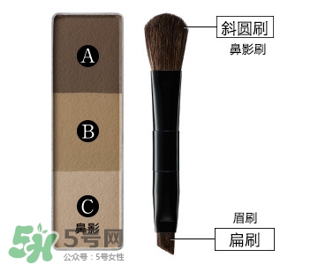 kate三色眉粉怎么用？kate三色眉粉使用方法