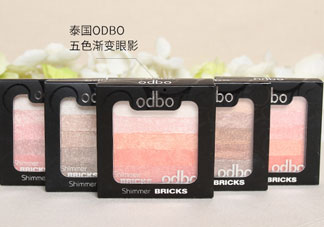 odbo眼影真假怎么辨別?odbo眼影真假對比圖