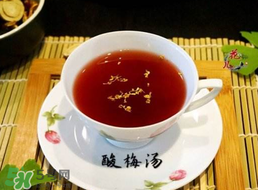 酸梅湯不能和什么一起吃？酸梅湯和什么食物相克？
