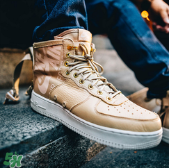 nike sf af1 mid空軍一號蘑菇色上腳效果怎么樣？