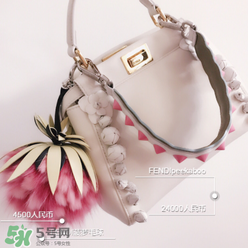 fendi小菠蘿毛球掛件多少錢？芬迪菠蘿毛球價格