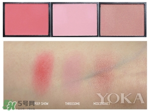 nars threesome腮紅多少錢？nars threesome腮紅色號試色