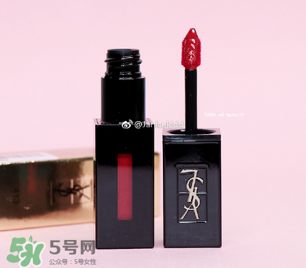 ysl黑管唇釉413是什么顏色？ysl圣羅蘭黑管唇釉413試色