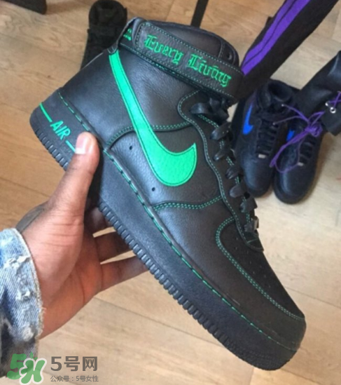 vlone與nike air force 1high聯(lián)名款運動鞋配色有哪幾種？