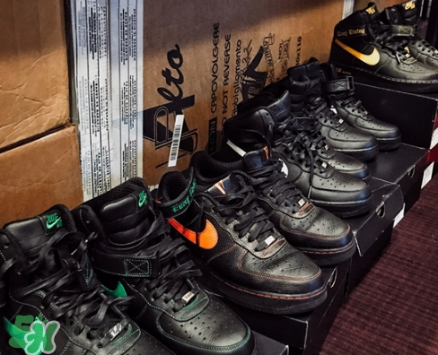 vlone與nike air force 1high聯(lián)名款運動鞋配色有哪幾種？