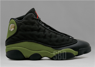 air jordan 13 olive多少錢？aj13橄欖綠配色專柜價(jià)格