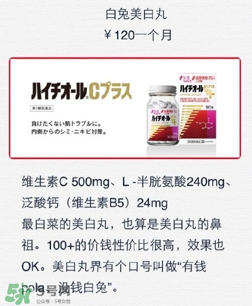 白兔美白丸怎么吃？白兔美白丸一天吃幾粒？