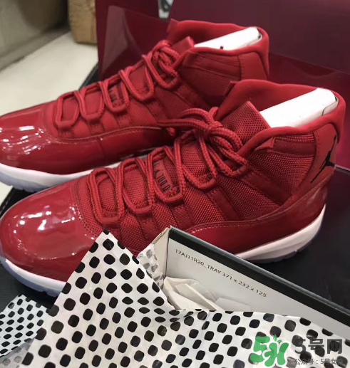 air jordan 11 gym red安東尼全紅配色實物怎么樣？