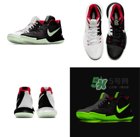 歐文同款黑白鴛鴦夜光kyrie 3怎么定制_在哪里買？