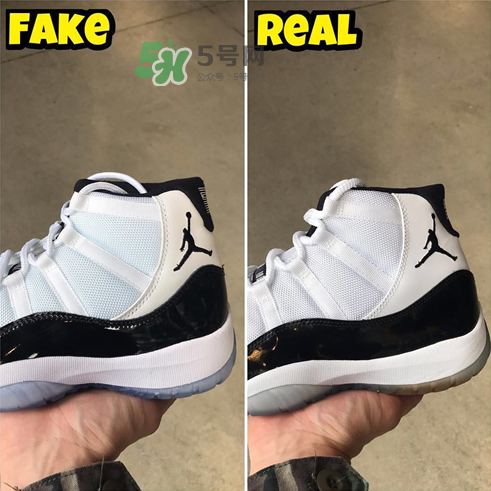 air jordan 11 concord真假怎么看？aj 11 concord真假鑒定