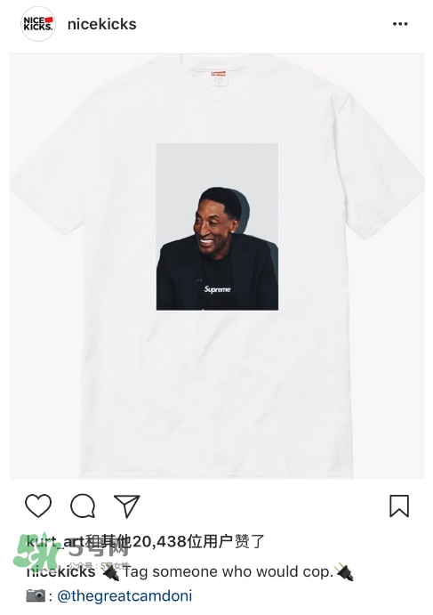 supreme皮蓬photo tee會發(fā)售嗎？supreme將推出皮蓬photo tee？