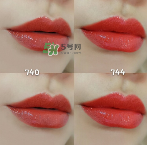 dior740和744哪個(gè)好看？迪奧740和744試色對(duì)比