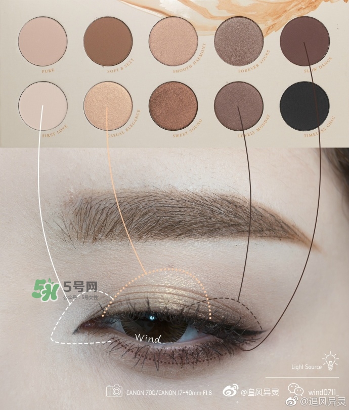 zoeva naturally yours眼影盤怎么畫？naturally yours教程