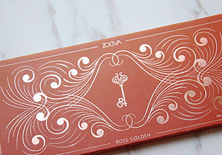 zoeva玫瑰金眼影盤怎么畫？zoeva rose golden畫法教程