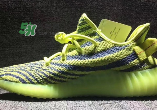 adidas yeezy boost 350 v2熒光黃椰子實物什么樣？