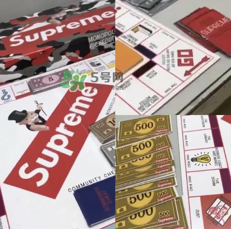 supreme版大富翁是什么樣的？大富翁和supreme聯(lián)名是真的嗎？