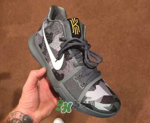 nike kyrie 3 girls eybl會(huì)發(fā)售嗎？歐文3代精英賽灰色迷彩實(shí)物