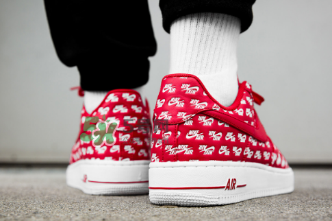nike air force 1 low logo上腳效果怎么樣？空軍一號logo款上腳
