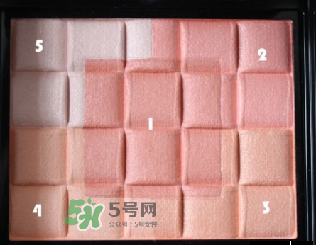 MAQuillAGE心機(jī)五色腮紅怎么樣？MAQuillAGE心機(jī)五色腮紅試色