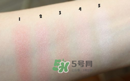 MAQuillAGE心機(jī)五色腮紅怎么樣？MAQuillAGE心機(jī)五色腮紅試色