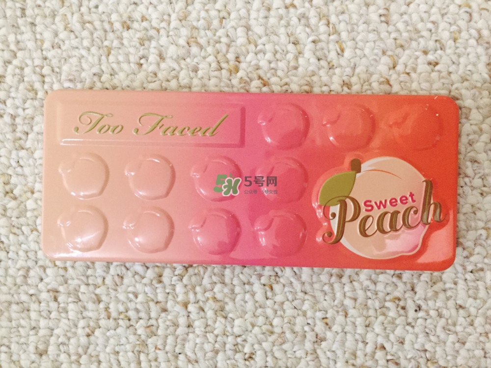 too faced桃子眼影盤(pán)色號(hào)_too faced桃子眼影盤(pán)試色圖